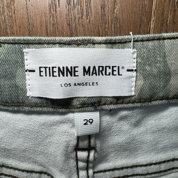 Etienne Marcel Jeans Camo Moto Women’s Size 30 NWT - Picture 3 of 7